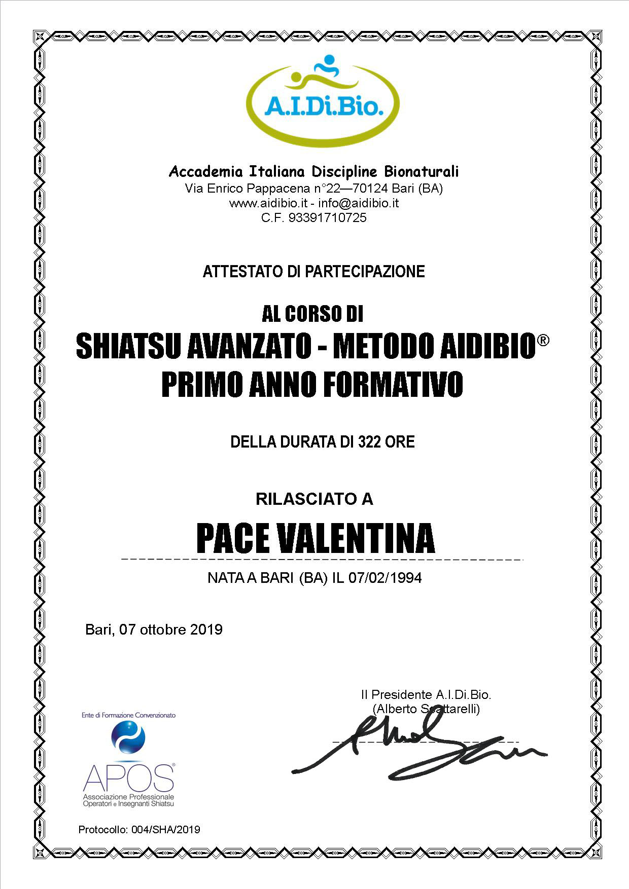 004 SHA 2019 Pace